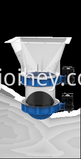 Dust collector locks air and unloads dust3